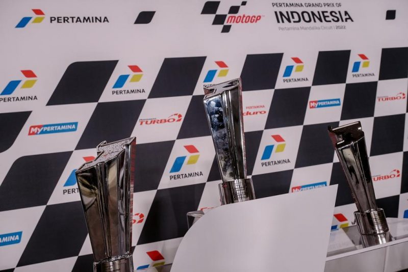 Tropi piala Moto GP Mandalika