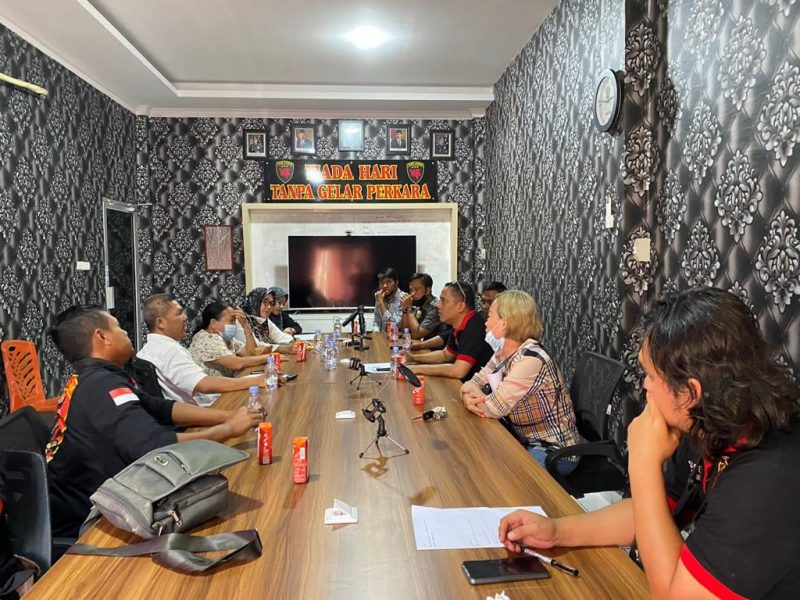 Polres Musi Rawas (Mura) melakukan rapat kordinasi membahas tentang distribusi minyak goreng di wilayah Kabupaten Mura, (11/5) 