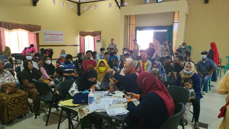 Antusias masyarakat ikuti vaksinasi masal