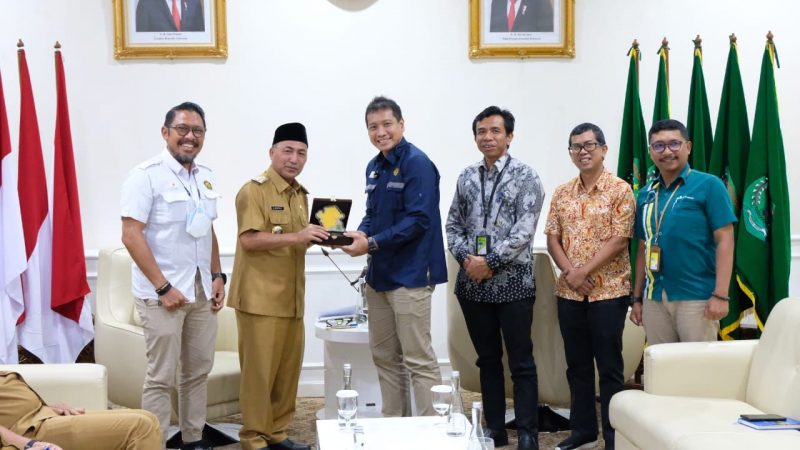 SKK Migas Sumbagsel bersama KKKS Pertamina Hulu Rokan  Regional 1 zona 4 Ramba dan Pendopo bersilaturahmi dengan Pj Bupati Muba, Apriyadi