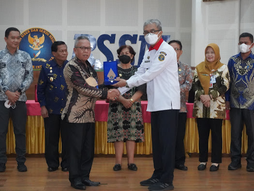 Assisten Pemerintahan dan Kesra Setda Kabupaten Musi Rawas, Ali Sadikin melakukan kerjasama dengan BSSN