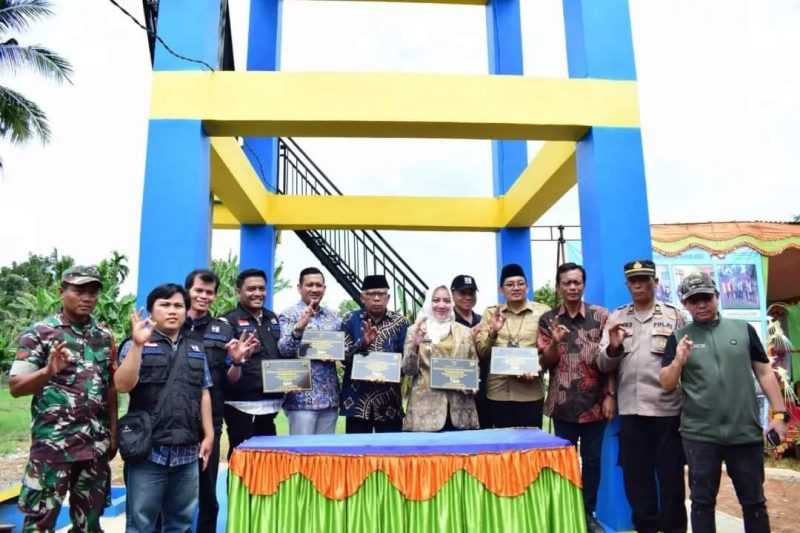 Bupati Musi Rawas Hj Ratna Machmud resmikan program Pamsimas