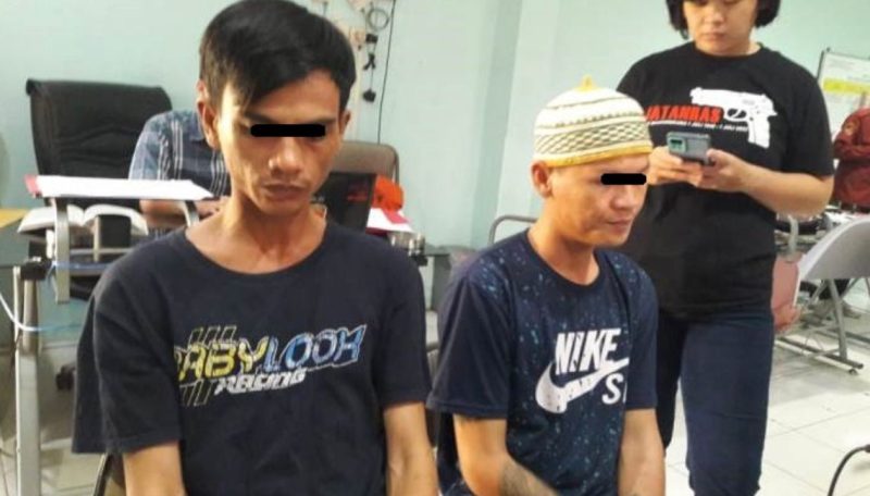 Tersangka penodong Turis di Jembatan Ampera, Palembang, (8/12) 