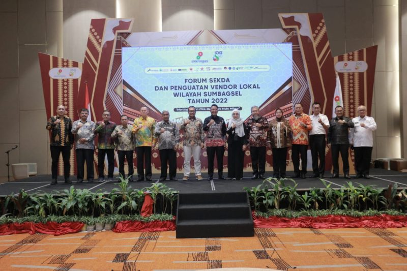 Foto bersama SKK Migas Sumbagsel bersama para Sekda di Sumsel