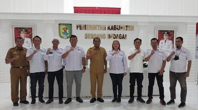 Bupati Sergai sambut baik penyelenggaraan Ekspedisi Geopark Kaldera Toba oleh SMSI, (16/1) 
