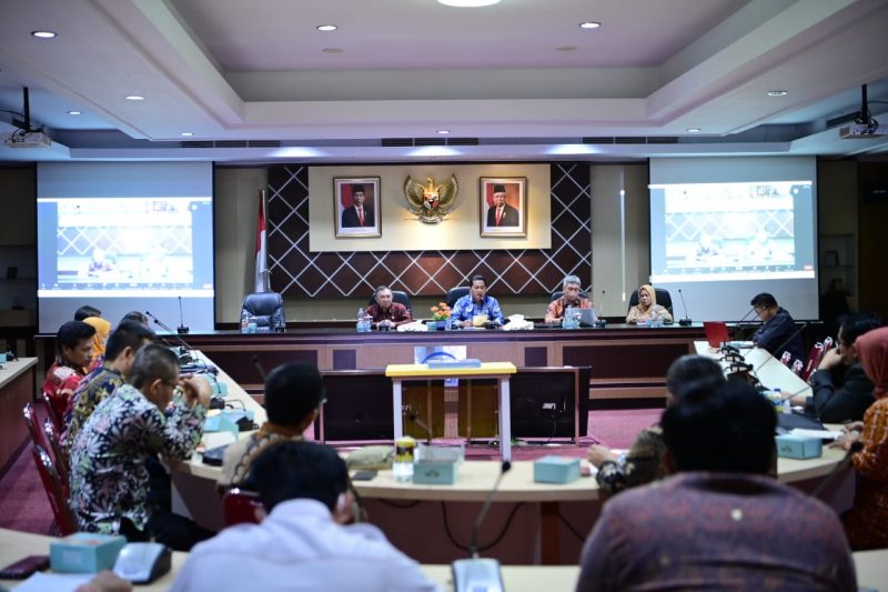 Audiensi Bupati Banyuasin beserta jajaran dengan BKKBN dalam rangka kesiapan Banyuasin sebagai tuan rumah peringatan Harganas ke XXX 2023