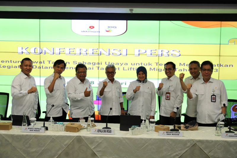 Konperensi pers kinerja SKK Migas tahun 2022 dan target 2023