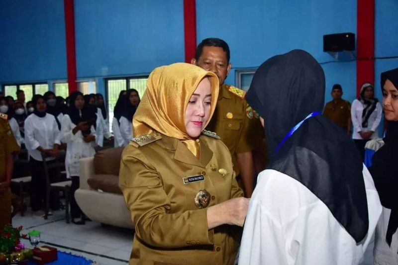 Bupati Musi Rawas Hj Ratna Machmud membuka Pelatihan Berbasis Kompetensi (PBK) Gelombang I Tahun 2023 di Aula BLK UKM Disnakertrans Kabupaten Musi Rawas, (31/1) 