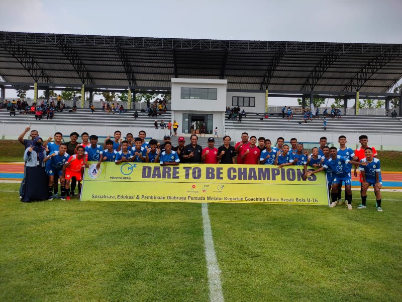 PT Medco Energi Internasional Tbk (MedcoEnergi) bekerja sama dengan PSS Sleman memberikan program pelatihan (coaching clinic) dan pengembangan kepada talenta muda di wilayah operasi MedcoEnergi di Sumatera Selatan dan Aceh, (26/5)
