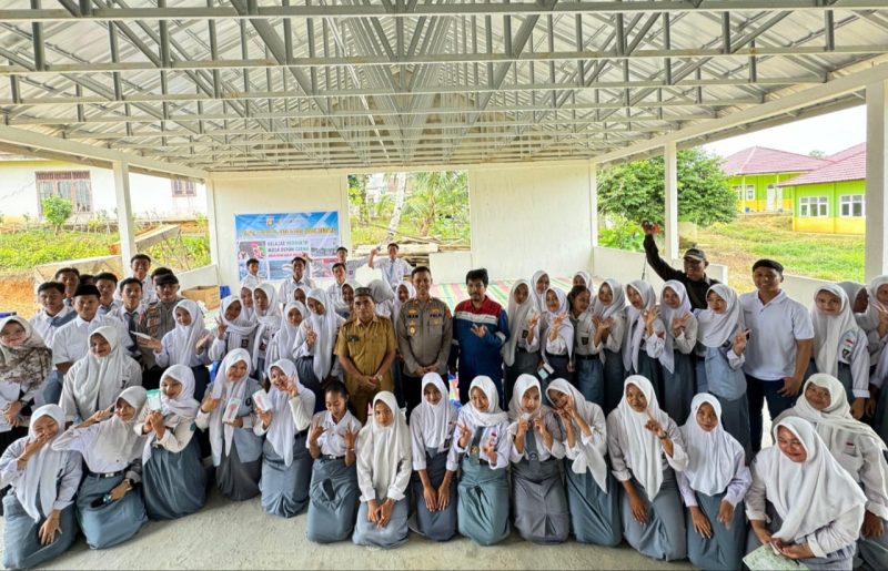 PHE Jambi Merang bersama Kepolisian Edukasi Pelajar Bahaya Judi Online 