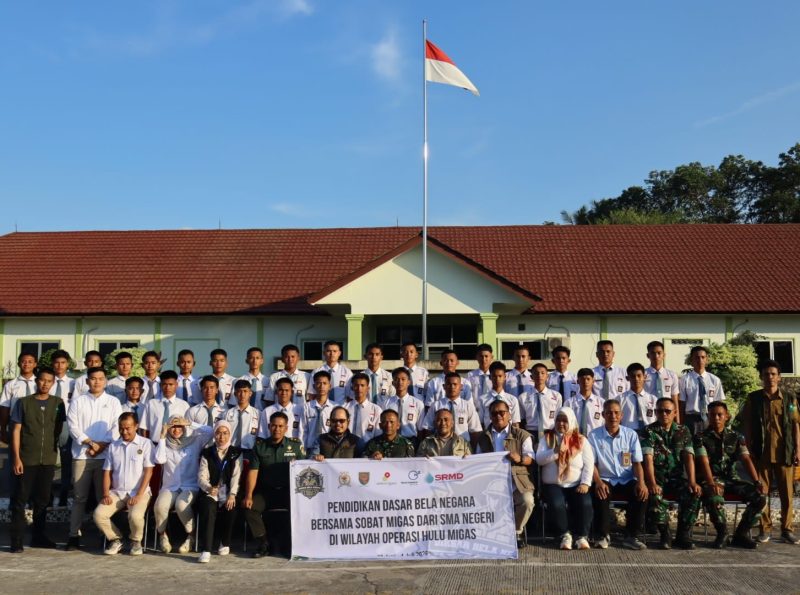 SKK Migas bersama Medco E&P dan SRMD latih 32 siswa SMA di Sumsel melalui pendidikan dasar bela negara dan edukasi hulu migas di Jasdam II Sriwijaya.