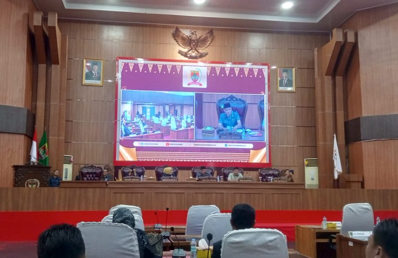 Rapat paripurna DPRD Musi Rawas
