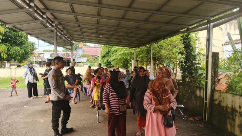 Polsek Muara Beliti Laksanakan Program Gerakan Pasar Murah, Sediakan 11 Ton Beras untuk Warga