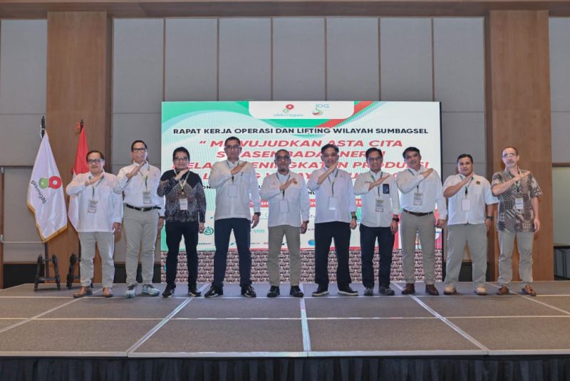 Rapat Kerja SKK Migas Wilayah Sumbagsel bertema “Mewujudkan Asta Cita Swasembada Energi Melalui Peningkatan Produksi dan Lifting Wilayah Sumbagsel”