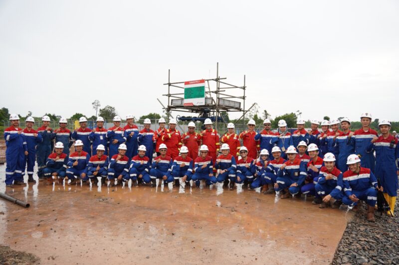 Pekerja PHE Jambi Merang