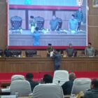 Rapat Paripurna DPRD Musi Rawas tentang mendengarkan penyampaian dan penjelasan LKPJ Bupati Musi Rawas tahun 2025