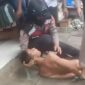 Korban Niko saat di amankan petugas kepolisian 