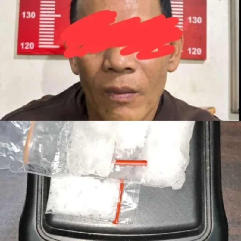 Tersangka dan barang bukti 