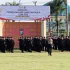 Kapolres Musi Rawas, AKBP Agung Adhitya Prananta, S.H., S.I.K., M.H., memimpin upacara peringatan Hari Lahir Pancasila Tahun 2026 yang digelar di halaman apel Mapolres Musi Rawas, Desa Muara Beliti Baru, Kecamatan Muara Beliti, Kabupaten Musi Rawas