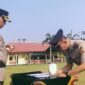 Kapolres Musi Rawas AKBP Agung Adhitya Prananta pimpin Sertijab Kapolsek Purwodadi 
