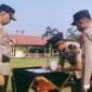 Kapolres Musi Rawas AKBP Agung Adhitya Prananta pimpin Sertijab Kapolsek Purwodadi 