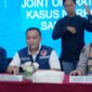 konferensi pers Joint Operation Polda Sumsel dan Kanwil Bea Cukai Sumbagtim di Palembang