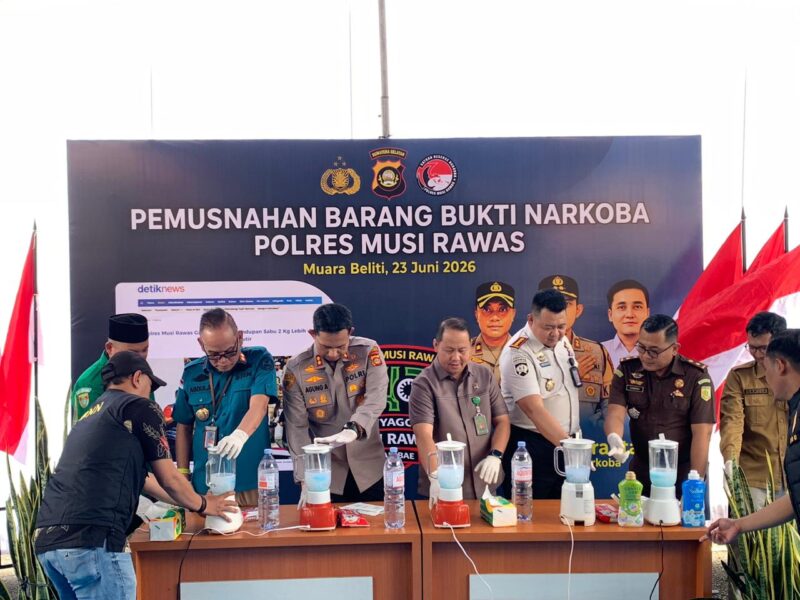 Pemusnahan barang bukti narkoba