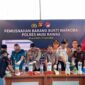Pemusnahan barang bukti narkoba