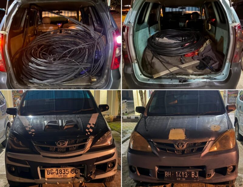 Barang Bukti unit kendaraan roda empat yang di amankan anggota Polres Muratara 