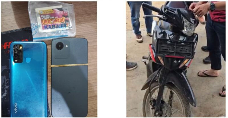 Barang bukti hasil ungkap kasus