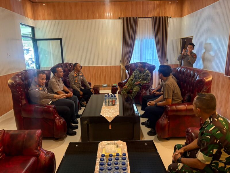 Wakapolres Musi Rawas Silaturahmi ke Kodim 0406/Lubuklinggau, Perkuat Sinergitas Polri-TNI Jaga Kamtibmas