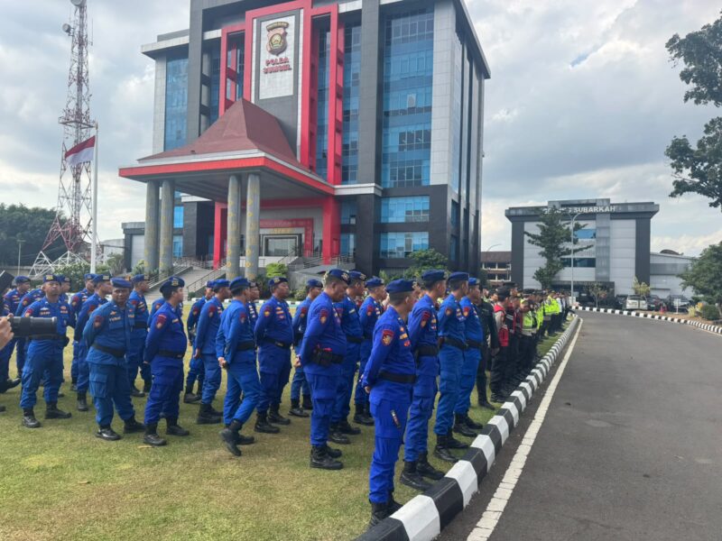 Kapolda Sumsel Irjen Pol Sandi Nugroho mengecek pengamanan di sejumlah lokasi yang menjadi agenda kunjungan Wakil Presiden