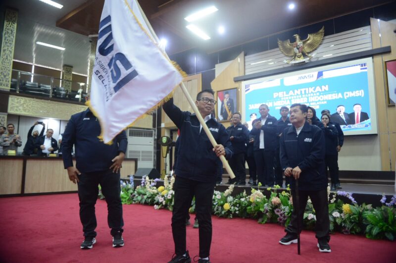 Pengurus Daerah Jaringan Media Siber Indonesia (JMSI) Sumsel periode 2025-2030 dilantik