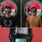 Dua orang tersangka beserta barang bukti yang diamankan Satnarkoba Polres Musi Rawas
