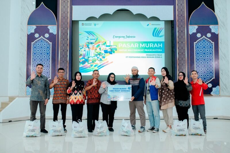 PHR Zona 4 menyalurkan 4.000 paket sembako murah melalui kegiatan Pasar Murah Sembako (PUSAKO) di 44 desa sekitar wilayah operasi di Sumatera Selatan dalam rangka memperingati HUT ke-81 Kemerdekaan RI.