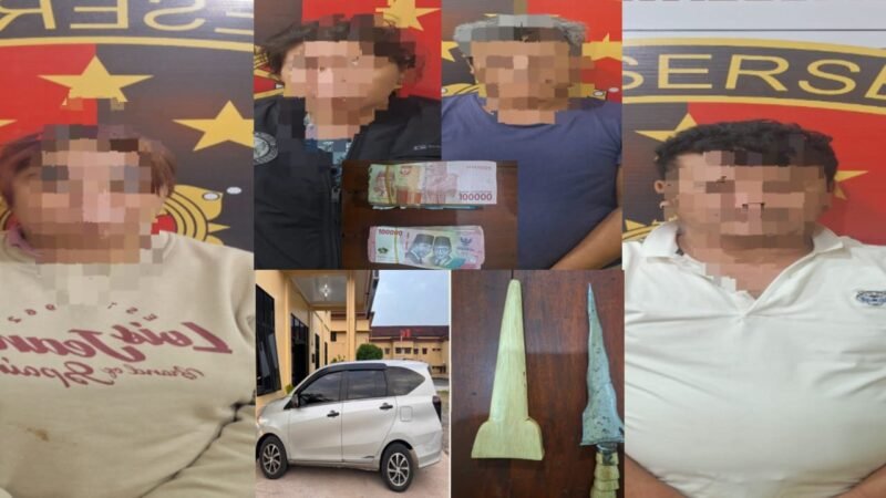 Polres Empat Lawang bekuk empat pelaku curas di SPBU