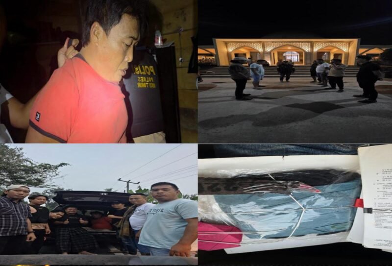 Tersangka diamankan Petugas Polres OKU Timur
