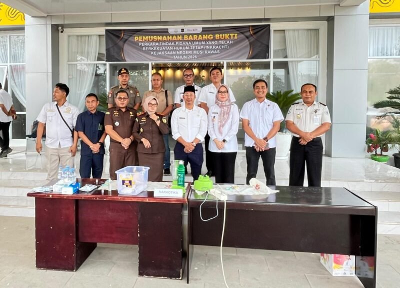 Kejari Musi Rawas musnahkan barang bukti narkotika