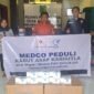 SKK Migas dan Medco E&P menyalurkan 2.800 kotak masker serta bantuan susu bagi masyarakat di 14 desa di Musi Banyuasin untuk membantu menghadapi dampak karhutla.