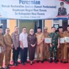 Kejari Musi Rawas Resmikan Rumah Restorative Justice di Tugumulyo