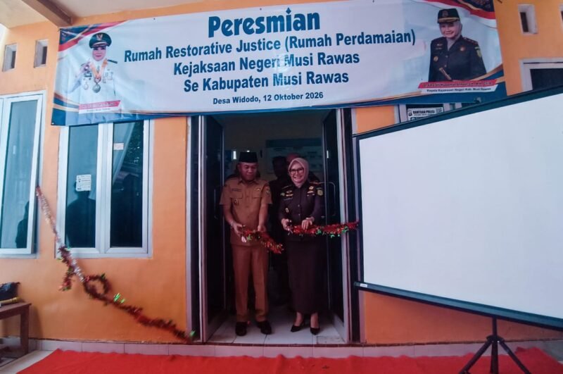 Kejari Musi Rawas Resmikan 199 Rumah Restorative Justice