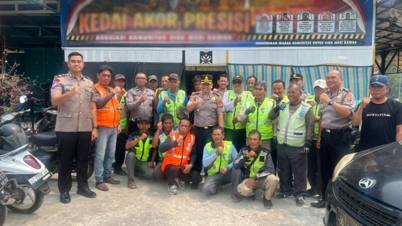 Kapolres Musi Rawas Rangkul Komunitas Ojek untuk Jaga Kamtibmas
